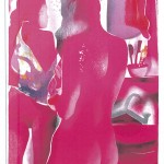 ΚΟΚΚΙΝΗ ΦΙΓΟΥΡΑ Λιθογραφία, 62,5 x 43,5 εκ., 1983