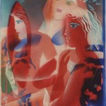 ΚΟΚΚΙΝΗ ΦΙΓΟΥΡΑ Λάδι σε μουσαμά, 70 x 50 εκ., 2006